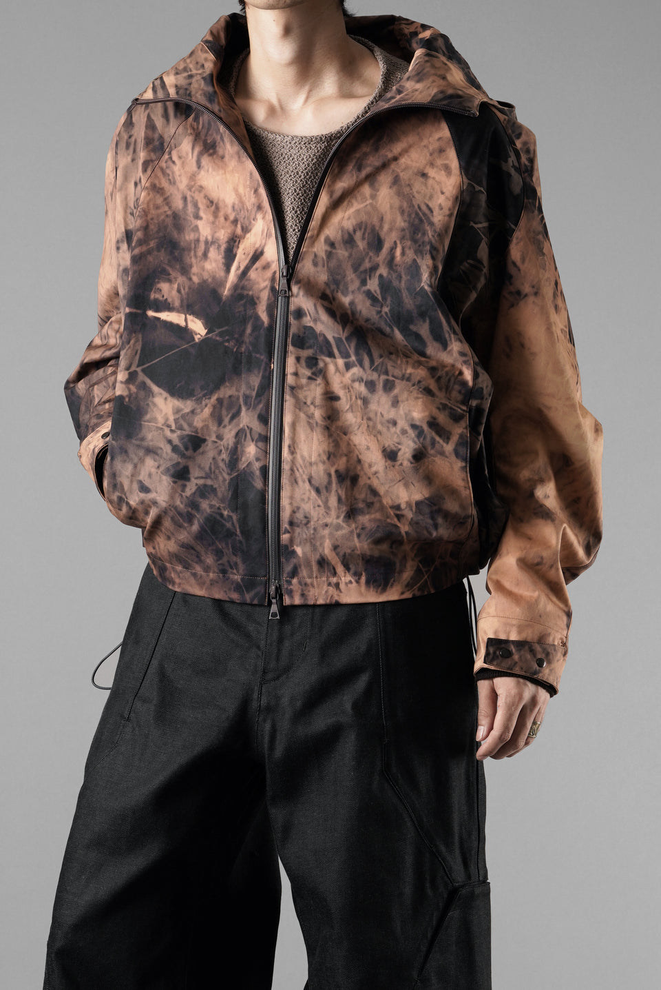 画像をギャラリービューアに読み込む, OPPOSE DUALITY SHORT PARKA / HAND BLEACHED VENTILE COTTON (BLEACH)