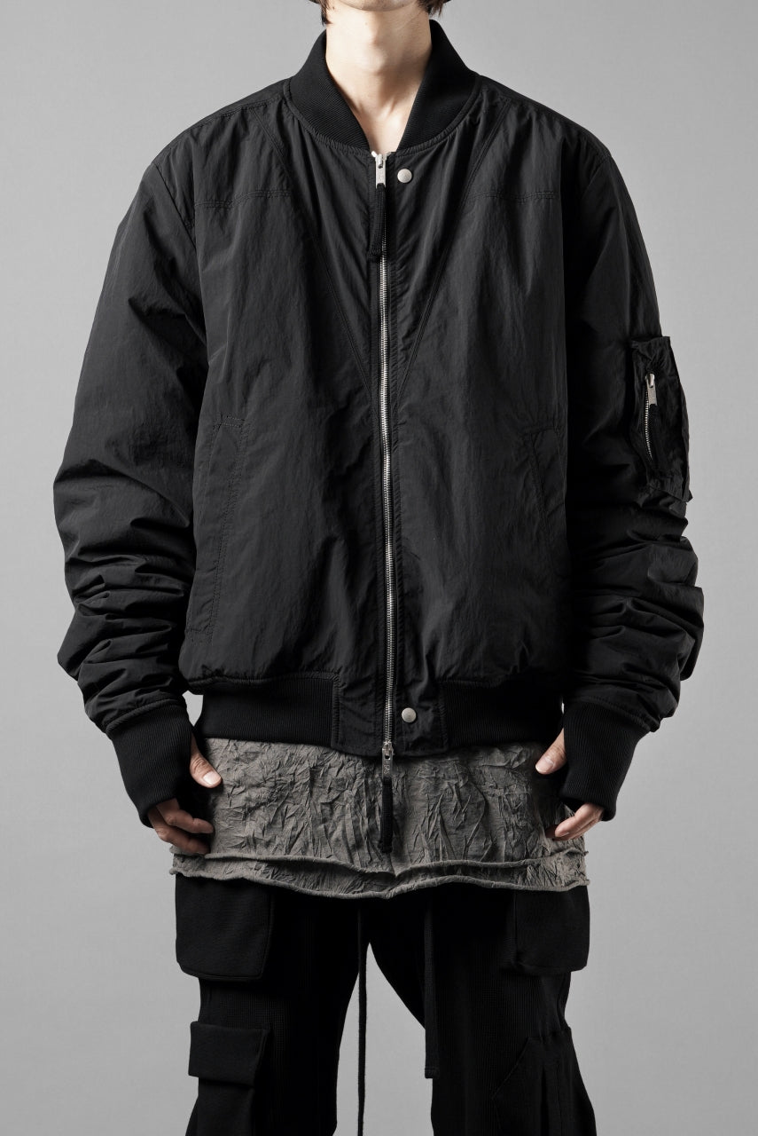 画像をギャラリービューアに読み込む, thom/krom MA-1 BOMBER JACKET / WARM PADDED (BLACK)