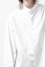 画像をギャラリービューアに読み込む, Y's for men CROSSED CHEST POCKET SHIRT / COTTON BROAD (WHITE)