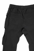 画像をギャラリービューアに読み込む, thom/krom MATMIX CARGO TROUSERS / STRUCTURED SOFT JERSEY (BLACK)
