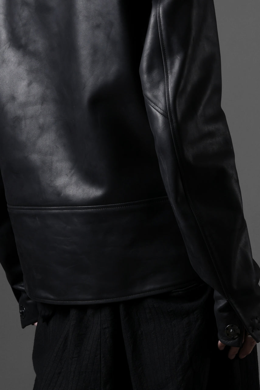 画像をギャラリービューアに読み込む, ierib exclusive Lukas Jacket / Horse Nubuck Leather (BLACK)