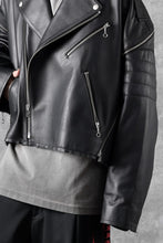 画像をギャラリービューアに読み込む, FACETASM×AVIREX ZIP DOUBLE RIDERS JACKET (BLACK)