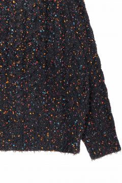 画像をギャラリービューアに読み込む, TARO HORIUCHI / th products Color Nep Mole Knit Pullover (black)