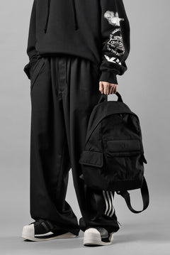 画像をギャラリービューアに読み込む, Y-3 Yohji Yamamoto REFINED WOOL STRAIGHT PANTS (BLACK)