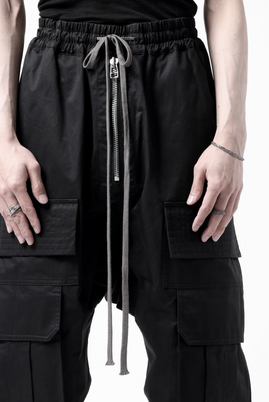 Load image into Gallery viewer, A.F ARTEFACT FRONT ZIP CARGO SAROUEL EASY PANTS (BLACK)