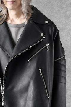 画像をギャラリービューアに読み込む, FACETASM×AVIREX ZIP DOUBLE RIDERS JACKET (BLACK)