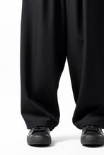画像をギャラリービューアに読み込む, Y's for men 3TUCKS WIDE TAPERED PANTS / CLASSIC WOOL GABADINE (BLACK)