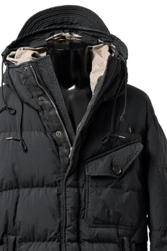 画像をギャラリービューアに読み込む, Ten c SURVIVAL DOWN JACKET / GARMENT DYED (BLACK)