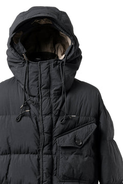 画像をギャラリービューアに読み込む, Ten c SURVIVAL DOWN JACKET / GARMENT DYED (BLACK)