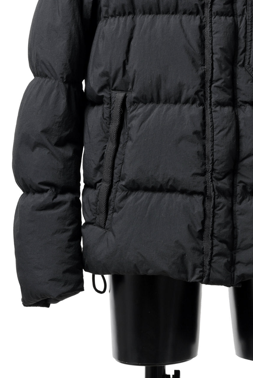 画像をギャラリービューアに読み込む, Ten c SURVIVAL DOWN JACKET / GARMENT DYED (BLACK)