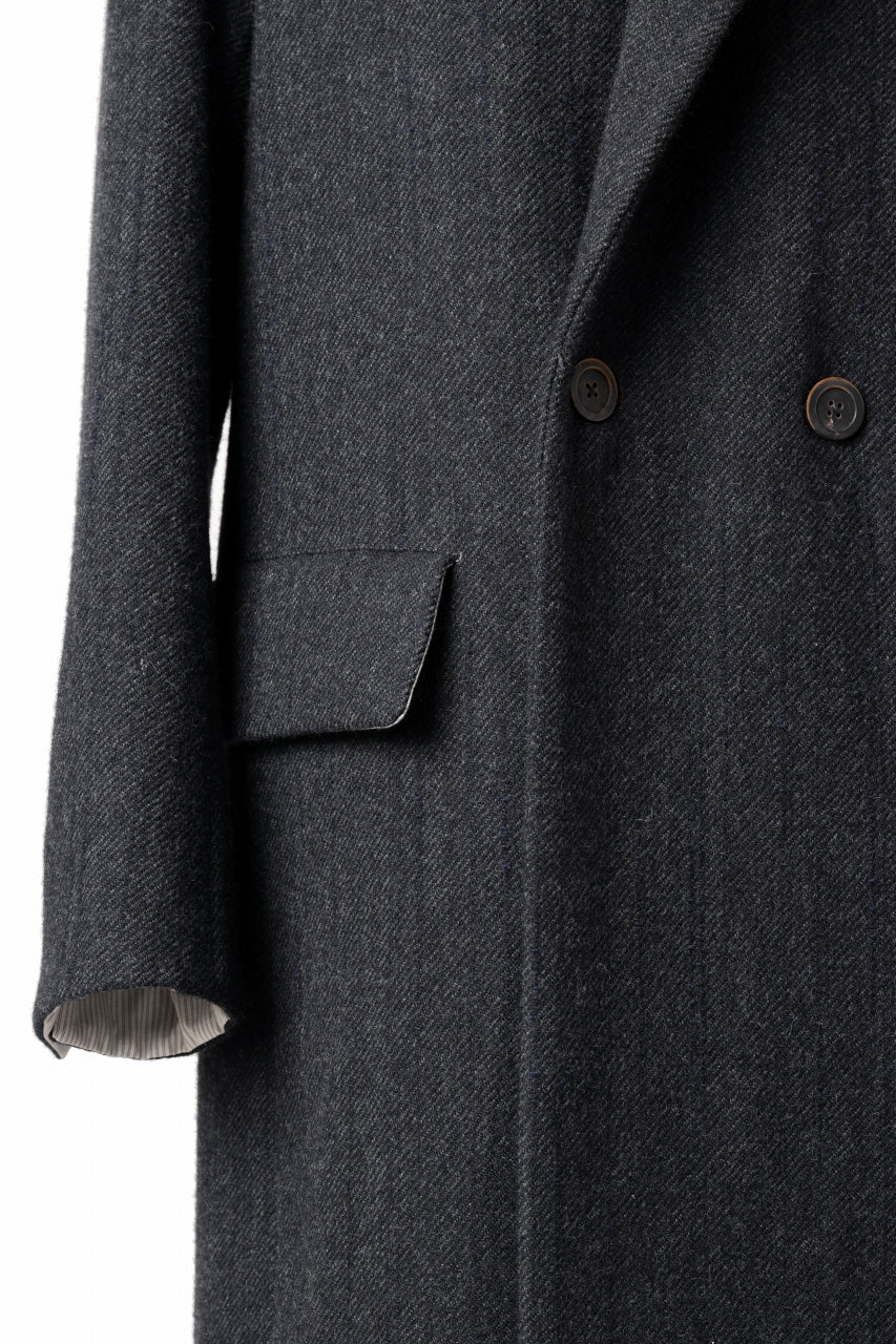 画像をギャラリービューアに読み込む, forme d'expression Double Breasted Long Coat (Dark)