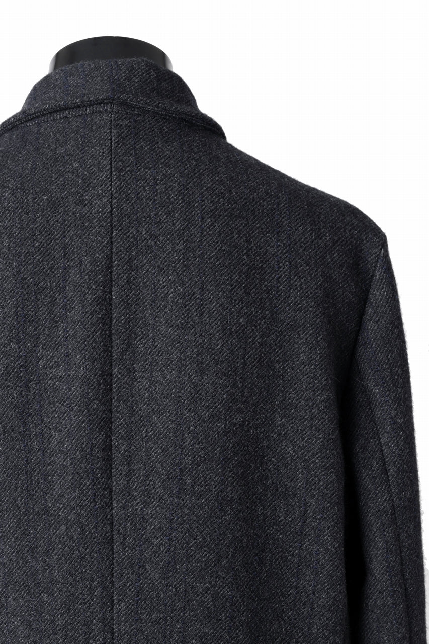 画像をギャラリービューアに読み込む, forme d'expression Double Breasted Long Coat (Dark)