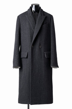 画像をギャラリービューアに読み込む, forme d'expression Double Breasted Long Coat (Dark)