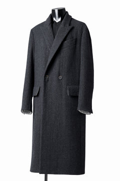 画像をギャラリービューアに読み込む, forme d'expression Double Breasted Long Coat (Dark)