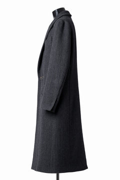 画像をギャラリービューアに読み込む, forme d'expression Double Breasted Long Coat (Dark)