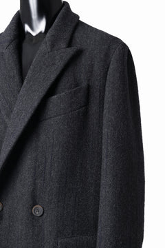 画像をギャラリービューアに読み込む, forme d'expression Double Breasted Long Coat (Dark)