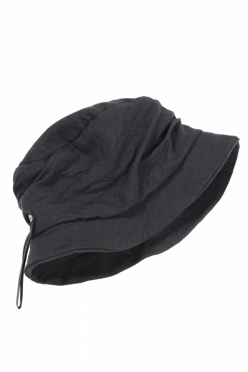 画像をギャラリービューアに読み込む, forme d'expression Twisted Derby Hat (Black)