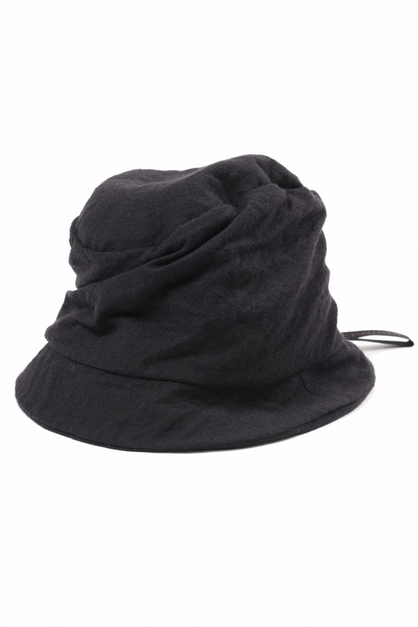 画像をギャラリービューアに読み込む, forme d'expression Twisted Derby Hat (Black)