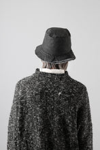 Load image into Gallery viewer, daub SOFT BUCKET HAT / RESIN COATED LIGHT TWILL COTTON (DARK GREY)