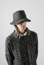 Load image into Gallery viewer, daub SOFT BUCKET HAT / RESIN COATED LIGHT TWILL COTTON (DARK GREY)