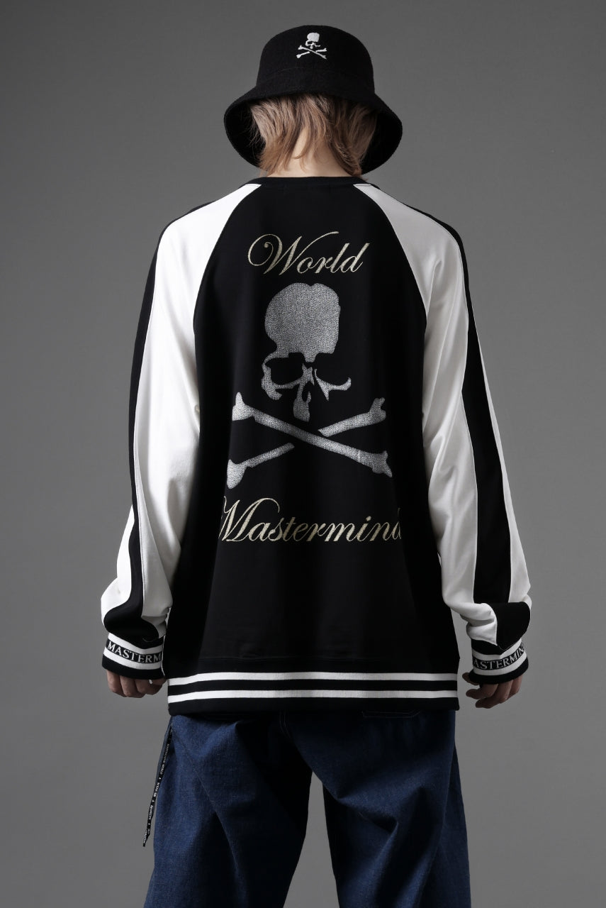 画像をギャラリービューアに読み込む, MASTERMIND WORLD SOUVENIR SWEATSHIRT / REGULAR FIT (BLACK x WHITE)