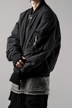画像をギャラリービューアに読み込む, thom/krom MA-1 BOMBER JACKET / WARM PADDED (BLACK)