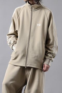 画像をギャラリービューアに読み込む, Y-3 Yohji Yamamoto THREE STRIPES TRACK JACKET (KHAKI x OFF WHITE)