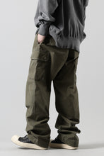 画像をギャラリービューアに読み込む, N/07 MILITARY TROUSERS M47 / VINTAGE BIO-WASHED DUCK CANVAS (KHAKI)