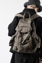 Load image into Gallery viewer, Ten c BACK PACK / OBJECT DYED (DARK OLIVE)