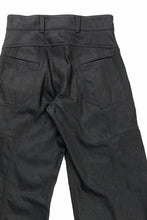 画像をギャラリービューアに読み込む, OPPOSE DUALITY 8POCKET PANEL WIDE DENIM TROUSERS (BLACK GREY)