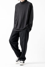 画像をギャラリービューアに読み込む, CAPERTICA BINDER TURTLE NECK TOP / SUPER 140s WASHABLE WOOL DC-JERSEY (DARKNESS)