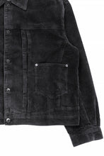 Load image into Gallery viewer, Professor.E AGED CORDUROY JKT (AGED BLACK)