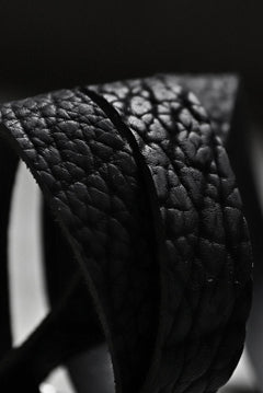 画像をギャラリービューアに読み込む, ierib detachable buckle belt / one piece rough bull (BLACK)