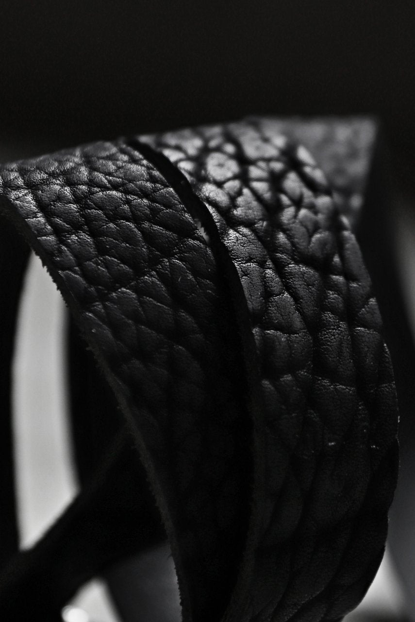 画像をギャラリービューアに読み込む, ierib detachable buckle belt / one piece rough bull (BLACK)