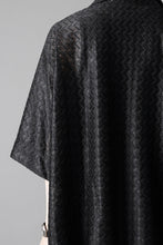 画像をギャラリービューアに読み込む, A.F ARTEFACT SNAPPED SQUEEZING SHIRT / SHADOW LACE (BLACK)