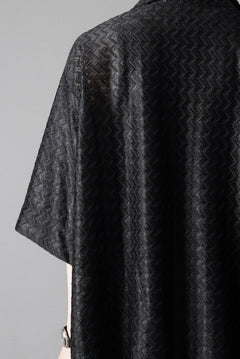 画像をギャラリービューアに読み込む, A.F ARTEFACT SNAPPED SQUEEZING SHIRT / SHADOW LACE (BLACK)