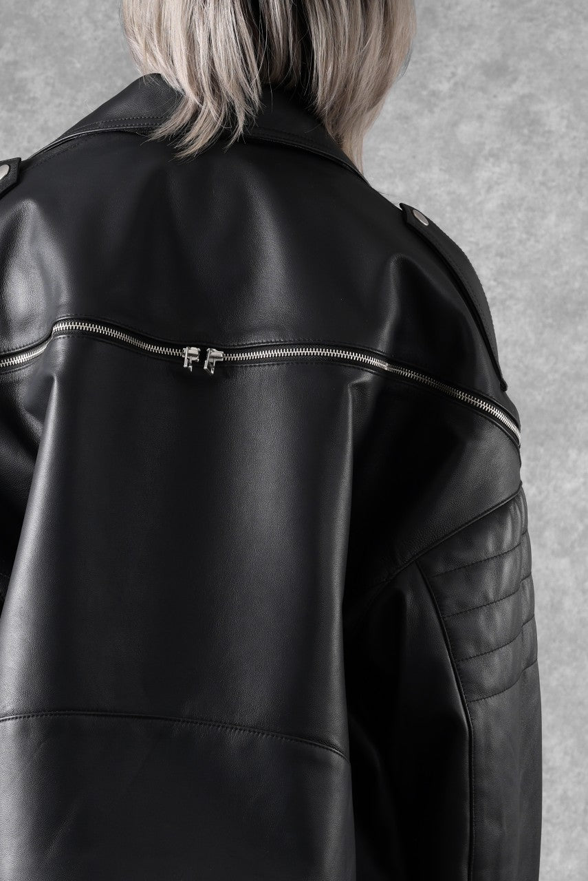 画像をギャラリービューアに読み込む, FACETASM×AVIREX ZIP DOUBLE RIDERS JACKET (BLACK)