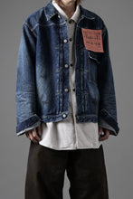 画像をギャラリービューアに読み込む, FULLCOUNT "Fear Of The Dark" Type 1 Denim Jacket / 15.5oz Zimbabwe Selvedge Denim (INDIGO BLUE)