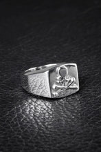 Load image into Gallery viewer, mastermind JAPAN COLLEGE RING (SILVER)