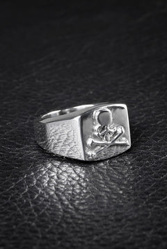 Load image into Gallery viewer, mastermind JAPAN COLLEGE RING (SILVER)
