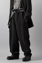 画像をギャラリービューアに読み込む, Y's for men MILITARY DETAIL PANTS / 40 LINEN (BLACK)