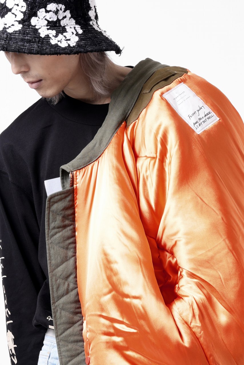 画像をギャラリービューアに読み込む, READYMADE FLIGHT JACKET (KHAKI)