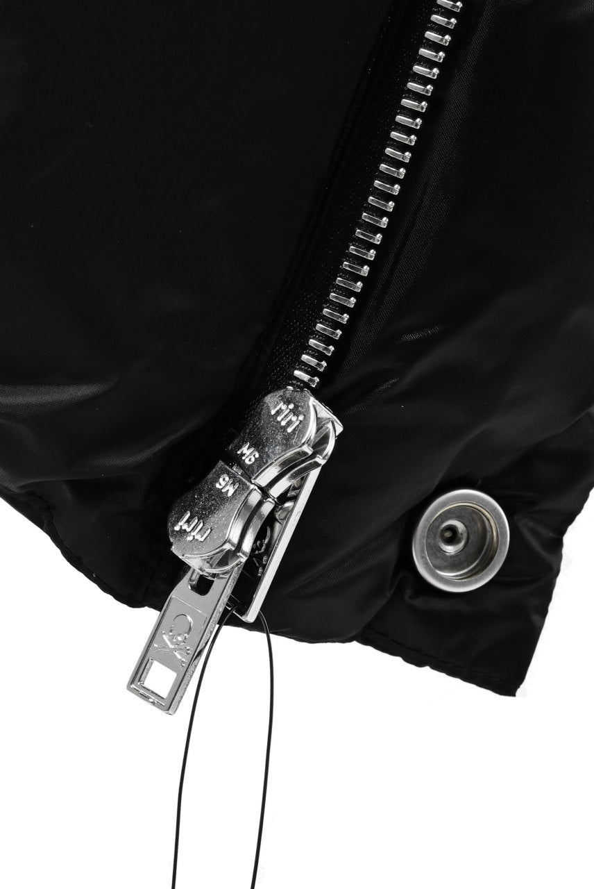 画像をギャラリービューアに読み込む, mastermind WORLD HIGH NECK DOWN VEST / KAWADA DOWN® (BLACK)