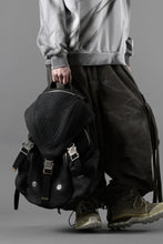 画像をギャラリービューアに読み込む, ierib Addiction Rucksack / Rough Bull Leather (BLACK)
