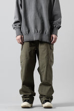 画像をギャラリービューアに読み込む, N/07 MILITARY TROUSERS M47 / VINTAGE BIO-WASHED DUCK CANVAS (KHAKI)