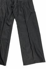 画像をギャラリービューアに読み込む, OPPOSE DUALITY 8POCKET PANEL WIDE DENIM TROUSERS (BLACK GREY)