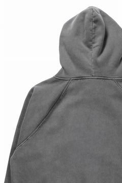 画像をギャラリービューアに読み込む, thom/krom RAGLAN SLEEVE HOODIE / SMOOTH SWEAT JERSEY (USED GREY)