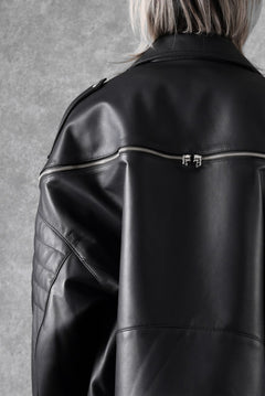 画像をギャラリービューアに読み込む, FACETASM×AVIREX ZIP DOUBLE RIDERS JACKET (BLACK)
