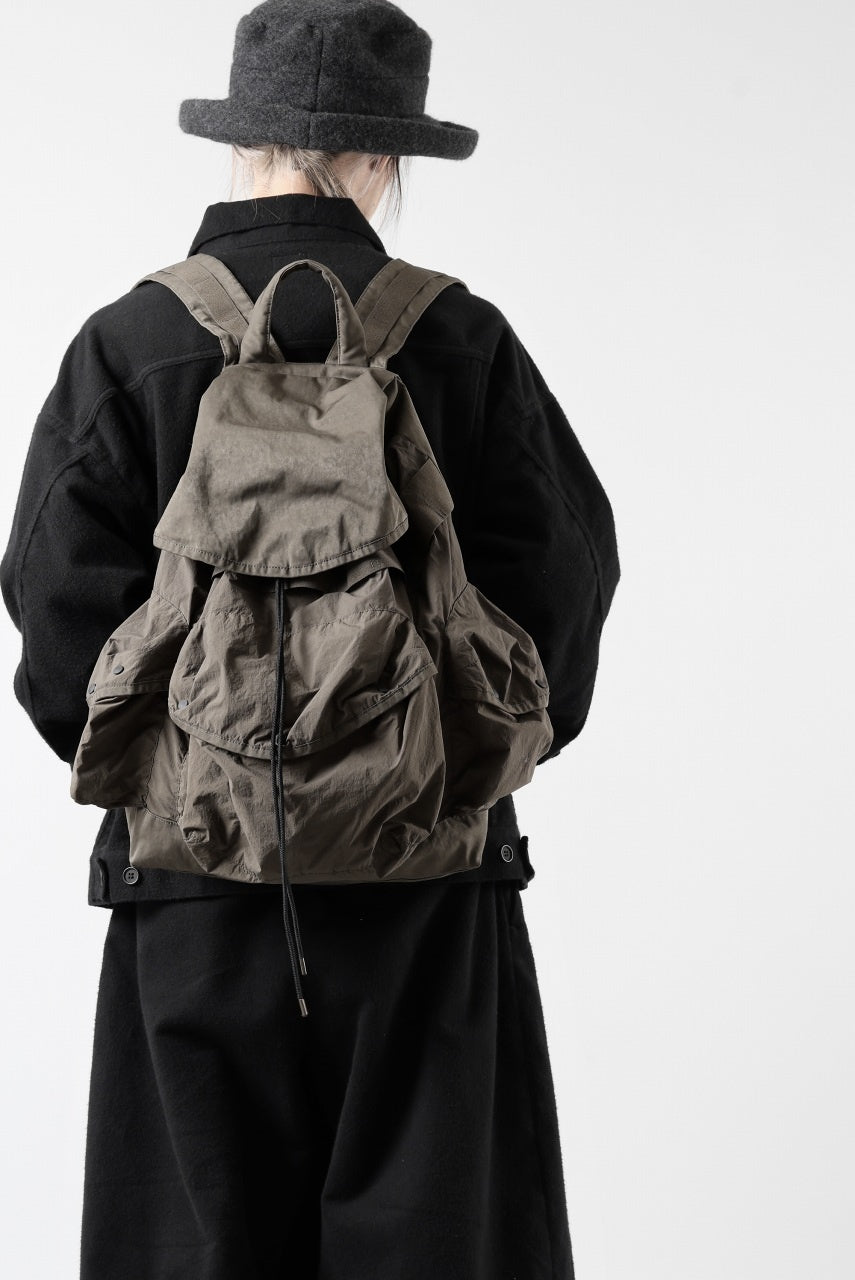 Load image into Gallery viewer, Ten c BACK PACK / OBJECT DYED (DARK OLIVE)