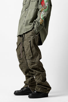 画像をギャラリービューアに読み込む, READYMADE CARGO PANTS (KHAKI GREEN #C)
